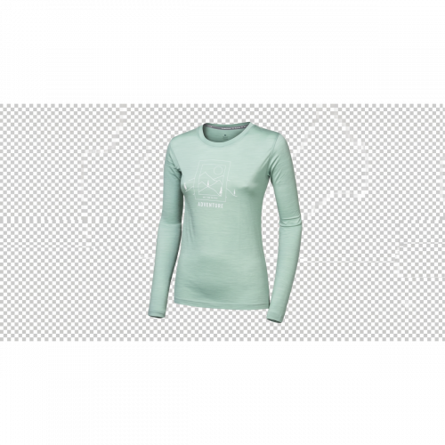 Дамска Ултралека Термоблуза с Мериносова Вълна Sensor Merino Air "Say Yes" LS - Basil Green Дамска Ултралека Термоблуза с Мериносова Вълна Sensor Merino Air "Say Yes" LS - Basil Green